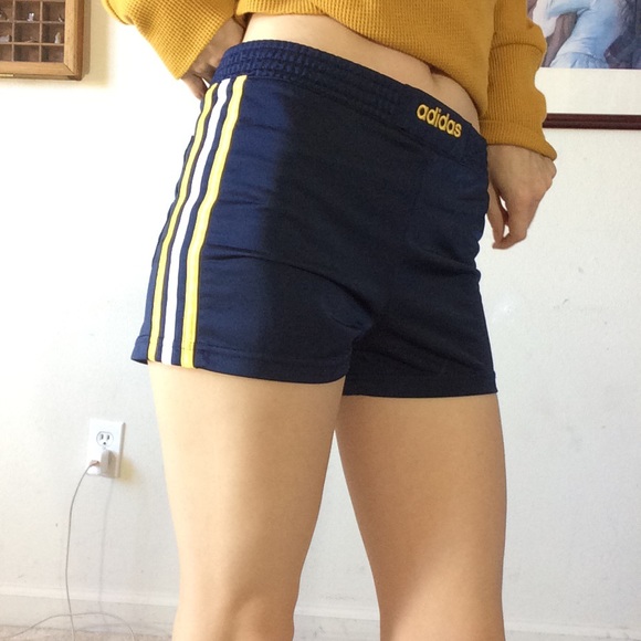 GIFTED 🎁Adidas Navy Blue & Golden White Stripe - Picture 5 of 11